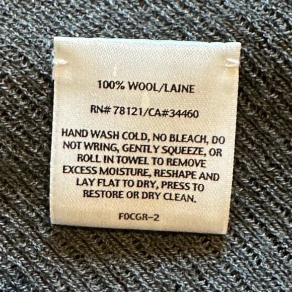 Eileen Fisher cardigan dark grey womens size M - Picture 7 of 8